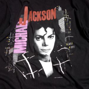 マイケル ジャクソン【Michael Jackson】BAD ツアー T シャツ【1988s 