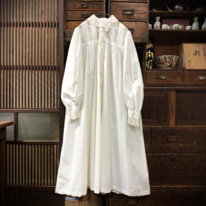 アンティーク ナイトドレス ワンピース 19 S Antique Night Dress Cotton Onepiece 中目黒古着屋 Minca みんか中目黒